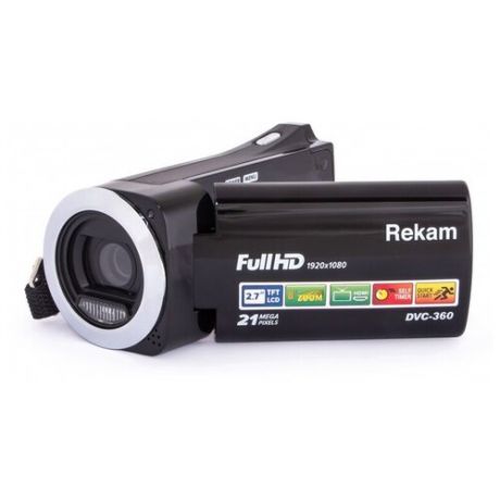 Видеокамера Rekam DVC-360 черный