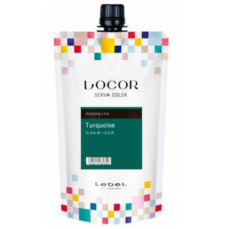 Краситель прямого действия Lebel Cosmetics Locor Serum Color Amazing Line Turquoise, 300 г