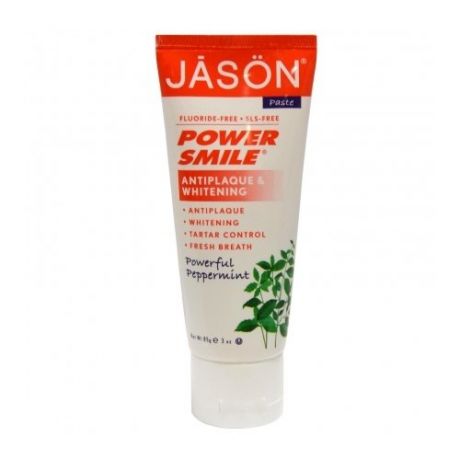 Зубная паста JASON Powersmile без фтора Сила перечной мяты, 170 г