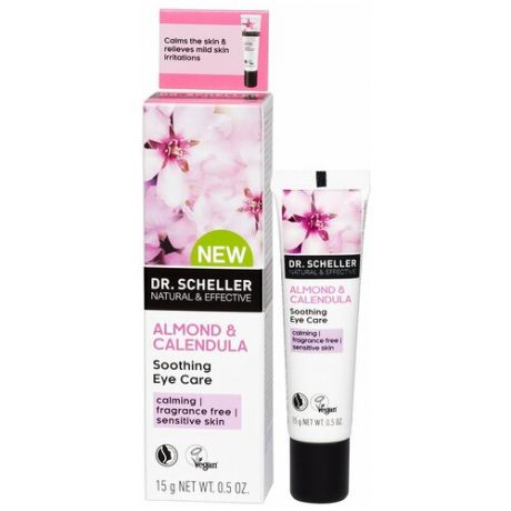 Dr. Scheller Cosmetics Успокаивающий крем для век Almond & Calendula Soothing Eye Care, 15 г