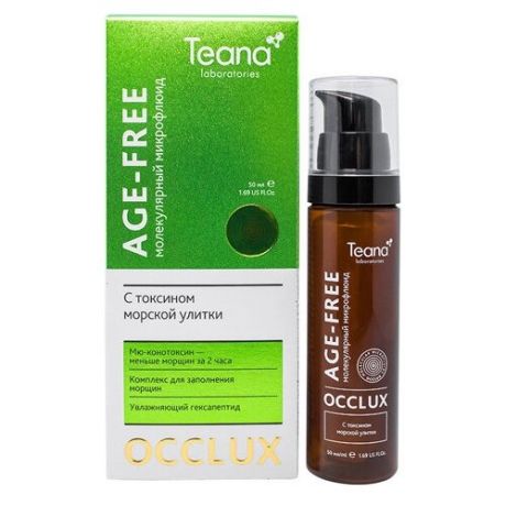 Teana Age-free Молекулярный микрофлюид для лица с токсином морской улитки, 50 мл