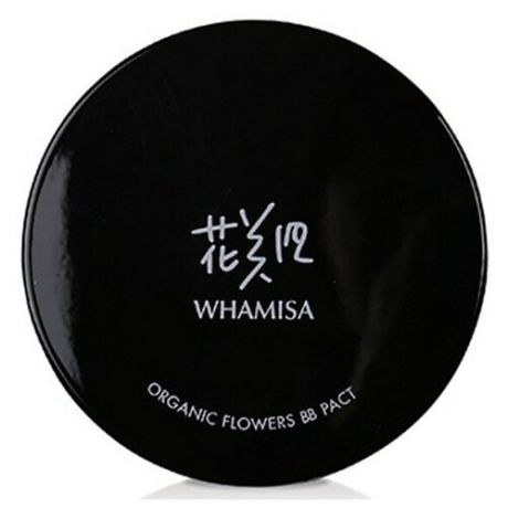 Whamisa BB кушон Organic Flowers, SPF 50, 16 г, оттенок: 21 Pink Beige