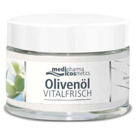 Medipharma cosmetics Olivenöl Vitalfrisch Tagespflege plus Q10 Creme Дневной крем для лица Оливенол, 50 мл