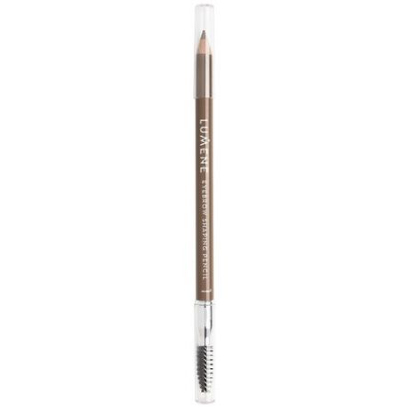 Lumene Карандаш для бровей Eyebrow Shaping Pencil, оттенок 3 Ash Brown