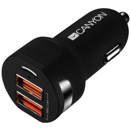 Автомобильное зарядное устройство Canyon CNE-CCA04, черный