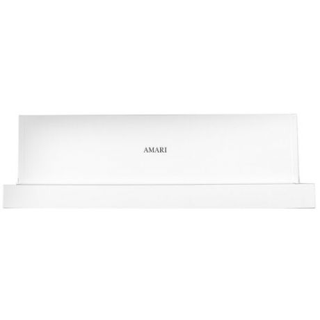 Встраиваемая вытяжка AMARI Slide 1М 50, цвет корпуса white, цвет окантовки/панели белый