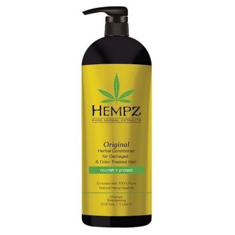Hempz кондиционер Original Herbal растительный для поврежденных окрашенных волос, 265 мл