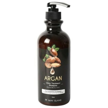 MAY ISLAND шампунь для волос Argan Clinic Treatment, 750 мл