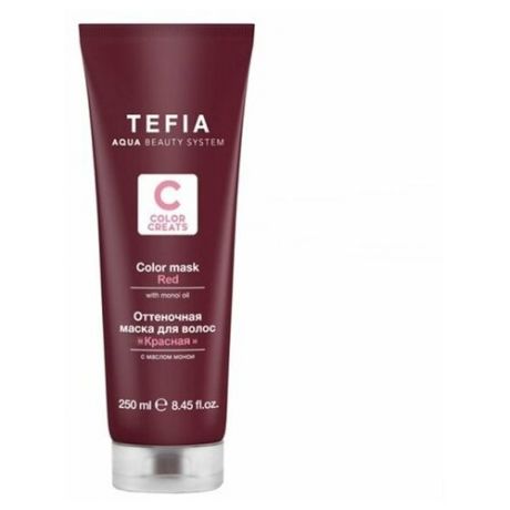 Tefia Color Creats Оттеночная маска для волос Красная, 250 мл