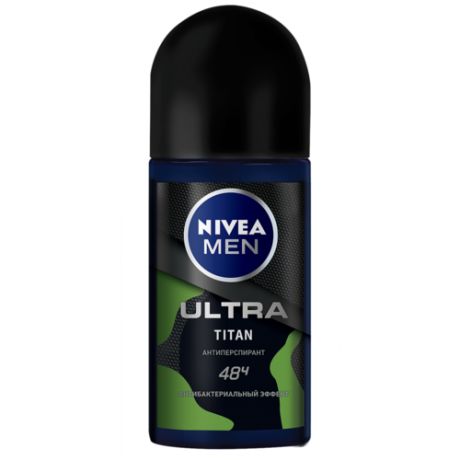 Антиперспирант ролик Nivea Men Ultra Titan, 50 мл
