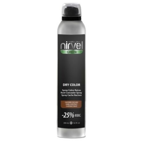 Спрей Nirvel Green Dry Color, темно-коричневый, 300 мл