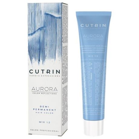 Cutrin AURORA Demi Безаммиачный краситель для волос, 9.7 латте, 60 мл