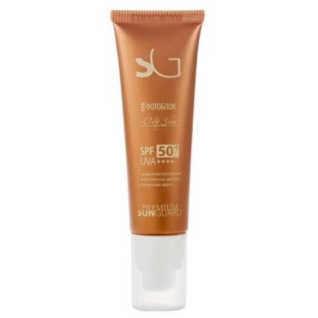 Premium крем Sunguard Фотоблок Oily Skin, SPF 50, 50 мл