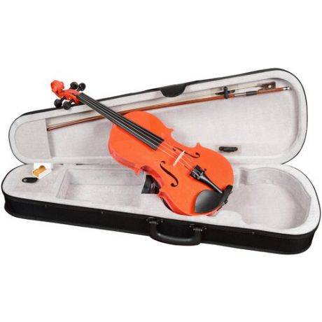 Antonio Lavazza Vl-20/rd 4/4 - Красная скрипка, кейс, смычок и канифоль в комплекте