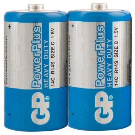 Батарейка GP PowerPlus C (14C/R14), 2 шт.