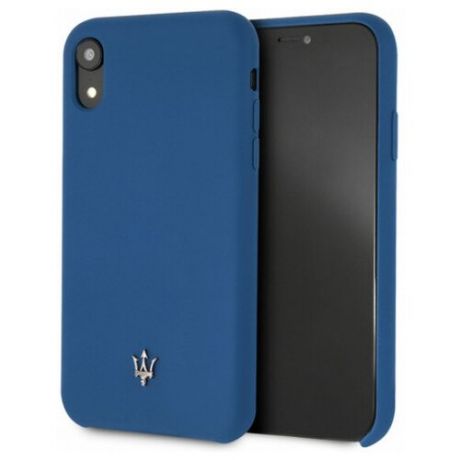 Чехол CG Mobile Maserati Silicone case Hard для iPhone XR, цвет Синий (MAGSIHCI61NA)