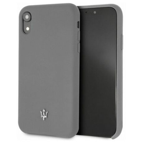 Чехол CG Mobile Maserati Silicone case Hard для iPhone XR, цвет Серый (MAGSIHCI61DG)