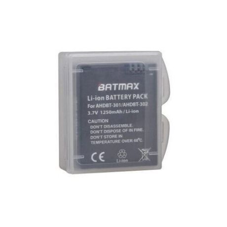 Аккумулятор Batmax для GoPro 3/3+ Black, Silver, White (1250 mAh)