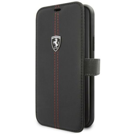 Чехол-книжка CG Mobile Ferrari Heritage W Booktype Leather для iPhone 11 Pro, цвет Черный (FEHDEFLBKSN58BK)