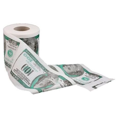 Русма Туалетная бумага 100 долларов"