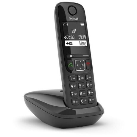 Радиотелефон Gigaset Dect AS690 RUS SYS черный АОН S30852- H2816- S301