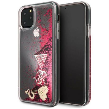Чехол CG Mobile Guess Liquid Glitter Hard для iPhone 11 Pro Max, цвет Красный (GUHCN65GLHFLRA)