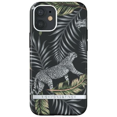 Чехол Richmond & Finch FW20 для iPhone 12 mini, цвет "Серебристые джунгли" (Silver Jungle) (R43011)