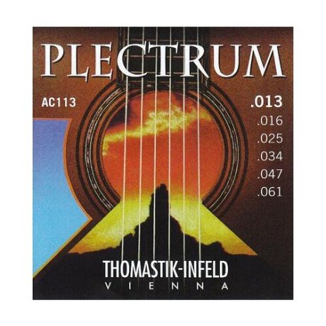 Комплект струн для акустической гитары Thomastik Plectrum AC113