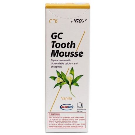 Гель GC Corporation Зубной гель Tooth Mousse Ванильный