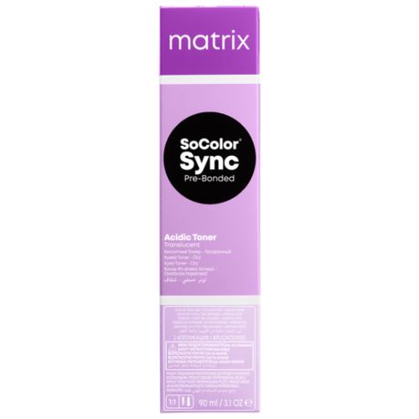 Matrix SoColor Sync Pre-Bonded Acidic Toner кислотный тонер для волос с блондером, 10PG жемчужный золотистый, 90 мл