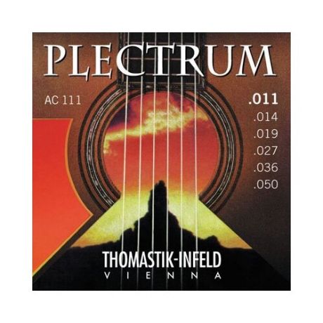 Комплект струн для акустической гитары Thomastik Plectrum AC111