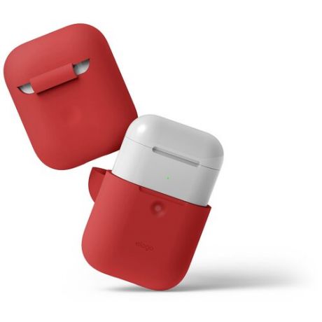 Чехол Elago для AirPods wireless Silicone case Red
