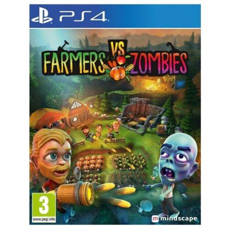 Игра для PlayStation 4 Farmers vs. Zombies, русские субтитры