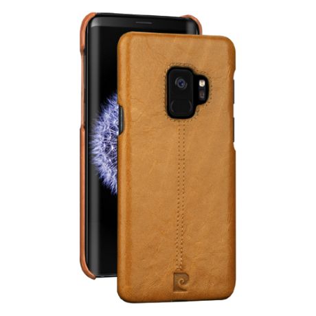 Чехол Pierre Cardin для Samsung Galaxy S9 | кожа коричневый
