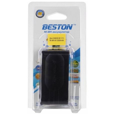 Аккумулятор BESTON для видеокамер Canon BST- BP711, 6 В, 2000 мАч