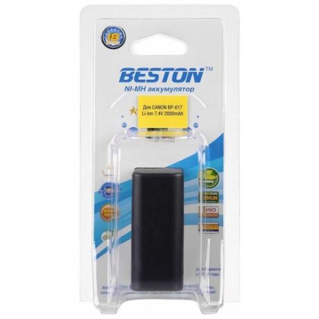 Аккумулятор BESTON для видеокамер Canon BST- BP617, 7.4 В, 2000 мАч
