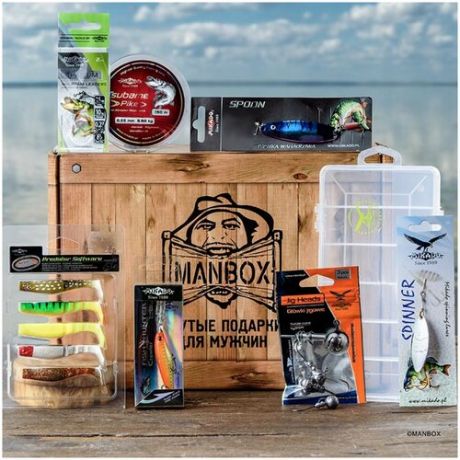 Подарочный набор мужчине MANBOX Коробка Рыбака
