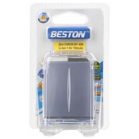 Аккумулятор BESTON для видеокамер Canon BST- BP406, 7.4 В, 700 мАч