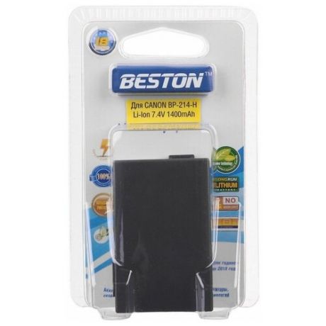 Аккумулятор BESTON для видеокамер Canon BST- BP214H, 7.4 В, 1400 мАч