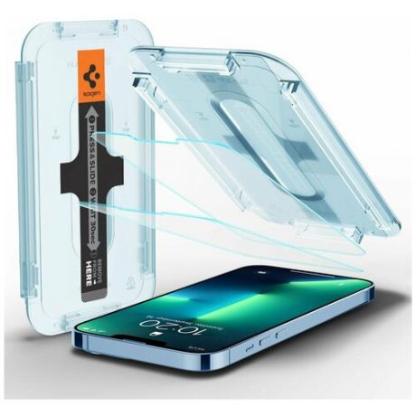 Защитное стекло Spigen Glas.tR EZ Fit Slim 2 Pack AGL03375 для iPhone 13 Pro Max (Clear) 2 стекла в комплекте