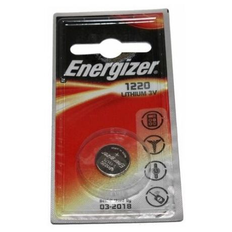 Батарейка Energizer СR1220 3V LITHIUM 1/10