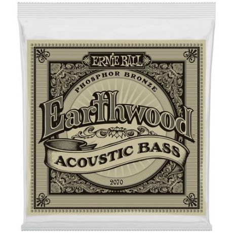 ERNIE BALL 2070 Earthwood Phosphor Bronze 45-95 Струны для акустической бас-гитары