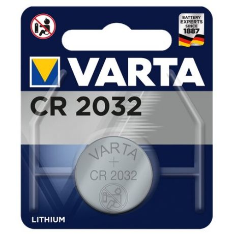 Батарейка VARTA CR2032, 2 шт., 2 уп.