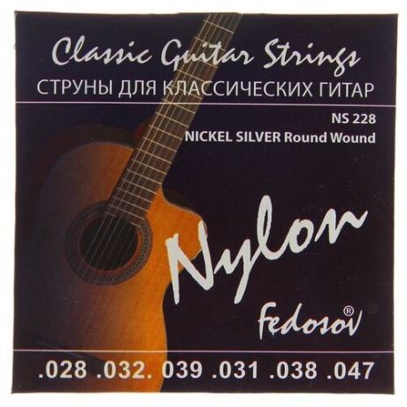 Струны NICKEL SILVER Round Wound ( .028 - .047. нейлон. навивка - мельхиор) 1453116