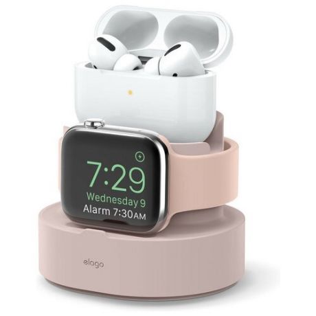 Док-станция Elago Mini Charging Hub для AirPods Pro/Apple Watch/iPhone, цвет "Розовый песок" (EST-DUOPRO-SPK)