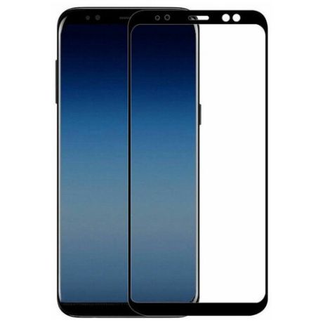 Защитное стекло на Samsung SM-A530F, Galaxy A8 (2018), 3D Fiber, черный
