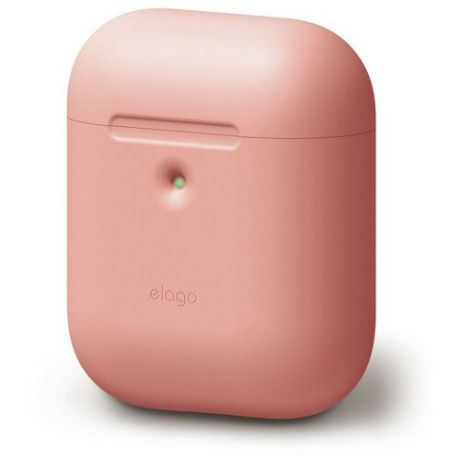 Силиконовый чехол Elago A2 Silicone Case для AirPods 2, цвет Персиковый (EAP2SC-PE)