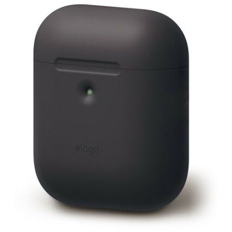 Силиконовый чехол Elago A2 Silicone Case для AirPods 2, цвет Черный (EAP2SC-BK)