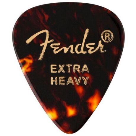 Медиатор FENDER Tortoise Shell 351 Shape Extra Heavy 12 Count