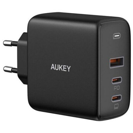 Сетевое зарядное устройство Aukey Omnia Mix3 90W 3-Port 90W, цвет Черный (PA-B6S)